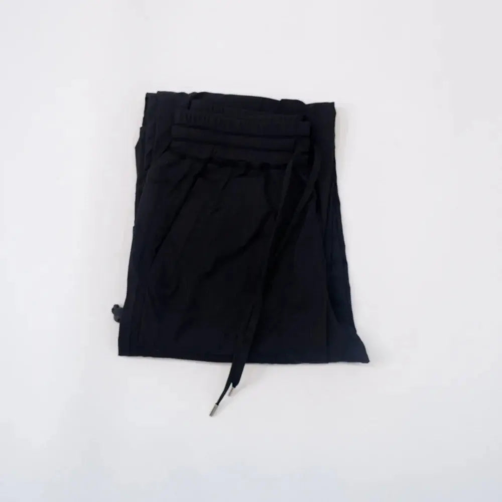 Autumn Yoga New Women's Loose and Versatile American Fashionable Drawstring Design Large Pocket Wide Leg Elastic Work Pants Aurexia off