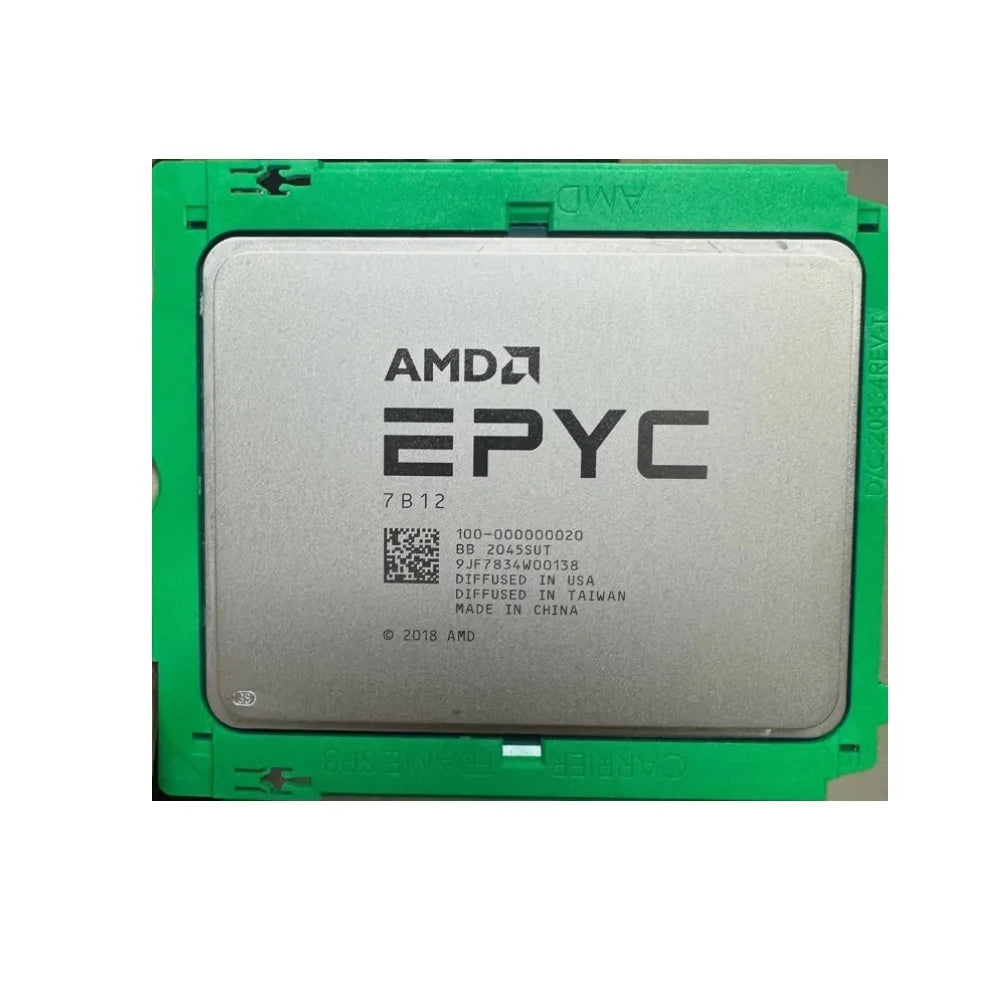 Bulk EPYC 7B12 CPU Rome 100-000000020 64 Core 128 Thread 2.25 GHz / 3.30 GHz 240W For Server Aurexia off