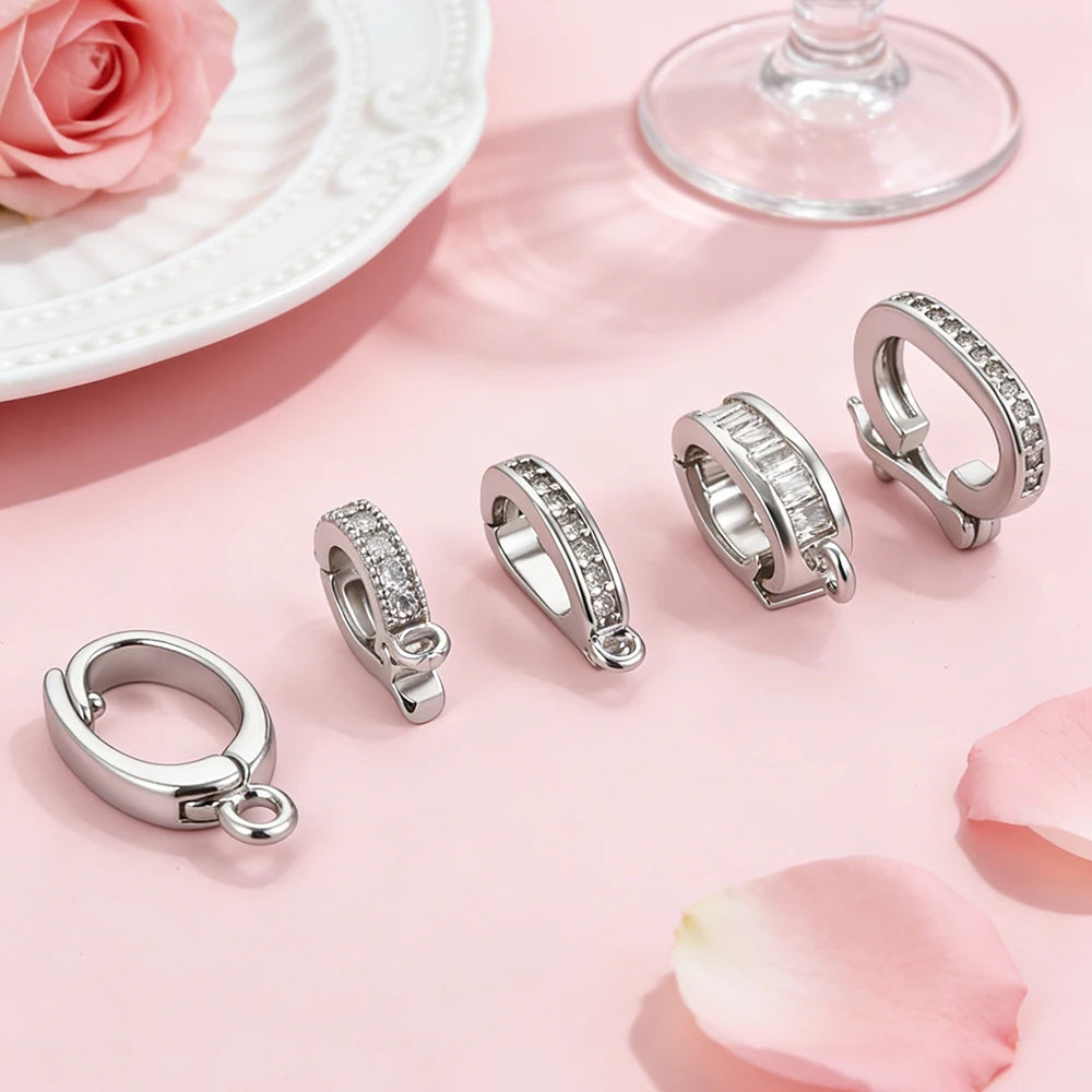5pcs Fashion Bikini Button Charms Pendant For Jewelry Making Supplies Zircon Diy Earrings Bracelet Necklace Keychain Wholesale Aurexia off