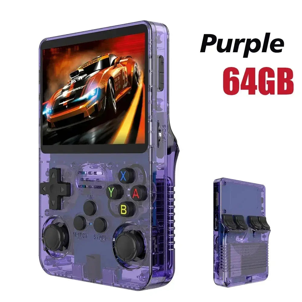 128G R36S Retro Handheld Video Game Console Linux System 3.5 Inch IPS Screen R35s Pro Portable Pocket Video Player 64GB Games Aurexia off