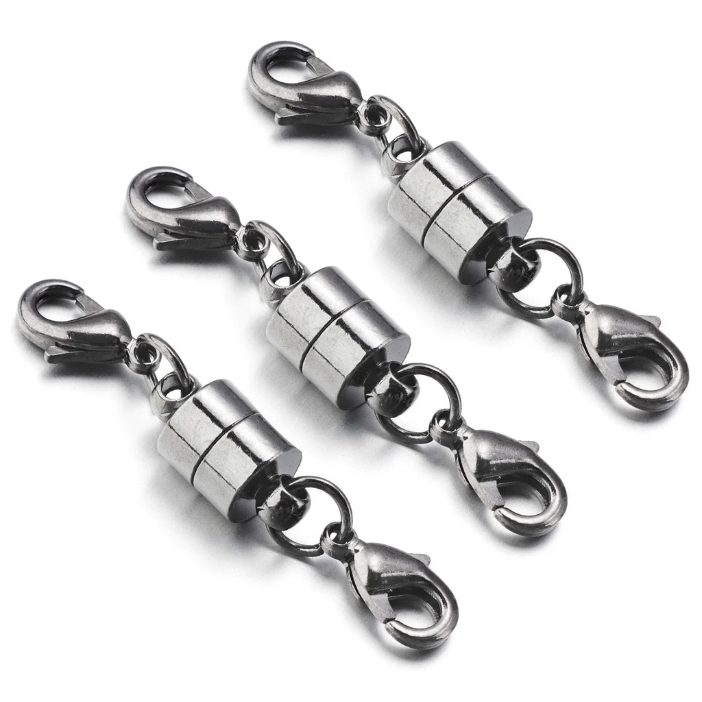 5Sets/Lot Magnetic Clasps With Lobster Clasps For Jewelry Making DIY Bracelet Necklace Magnet Clasp Connector Buckle Fasteners Aurexia off