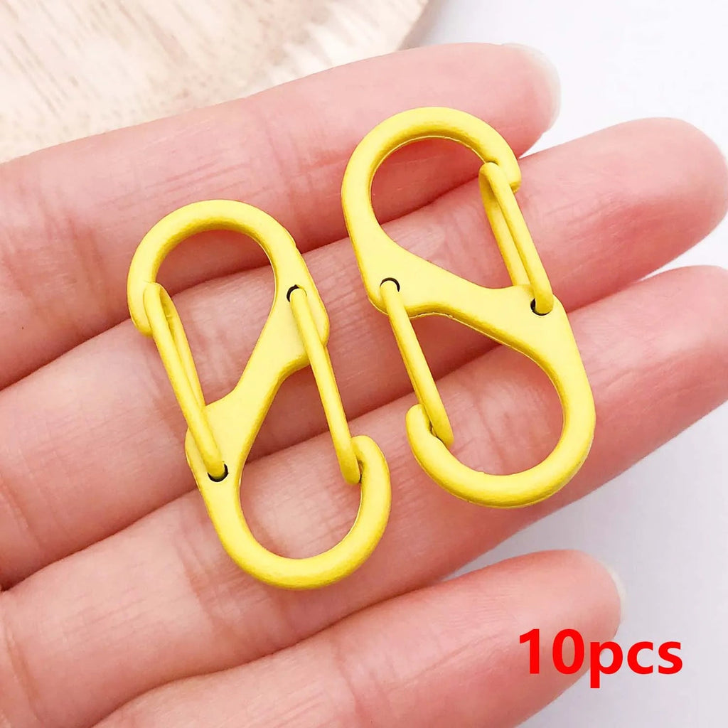 10pcs Multifunctional S Buckle Double Clasp Lobster Clasp Hook Connectors for DIY Bracelet Necklace Jewelry Making Accessories Aurexia off