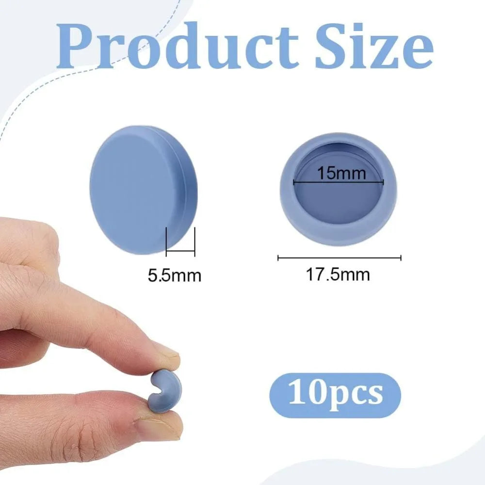 10Pcs Gray Button Covers for Jeans Suitable for 15mm Button TPU Cover Shirt Buttons Cover Aviod Shirt Holes for Jeans Buttons Aurexia off