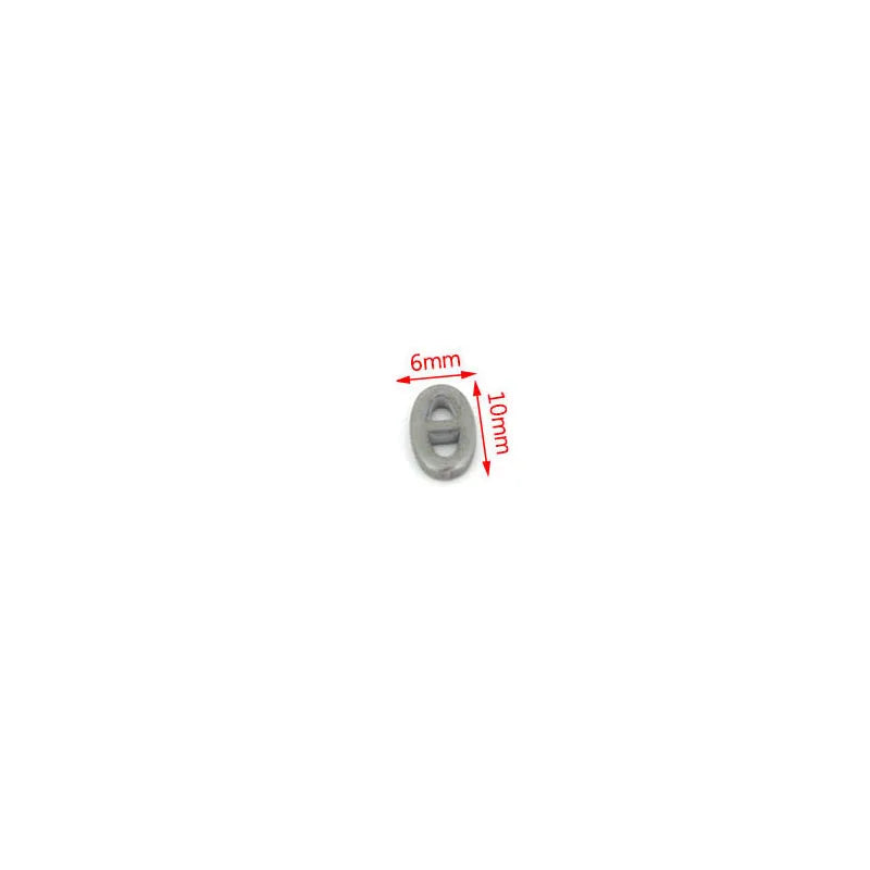 10Pcs Stainless Steel Double Hole Oval Connector Charms Jewelry Making Findings Accessories Aurexia off