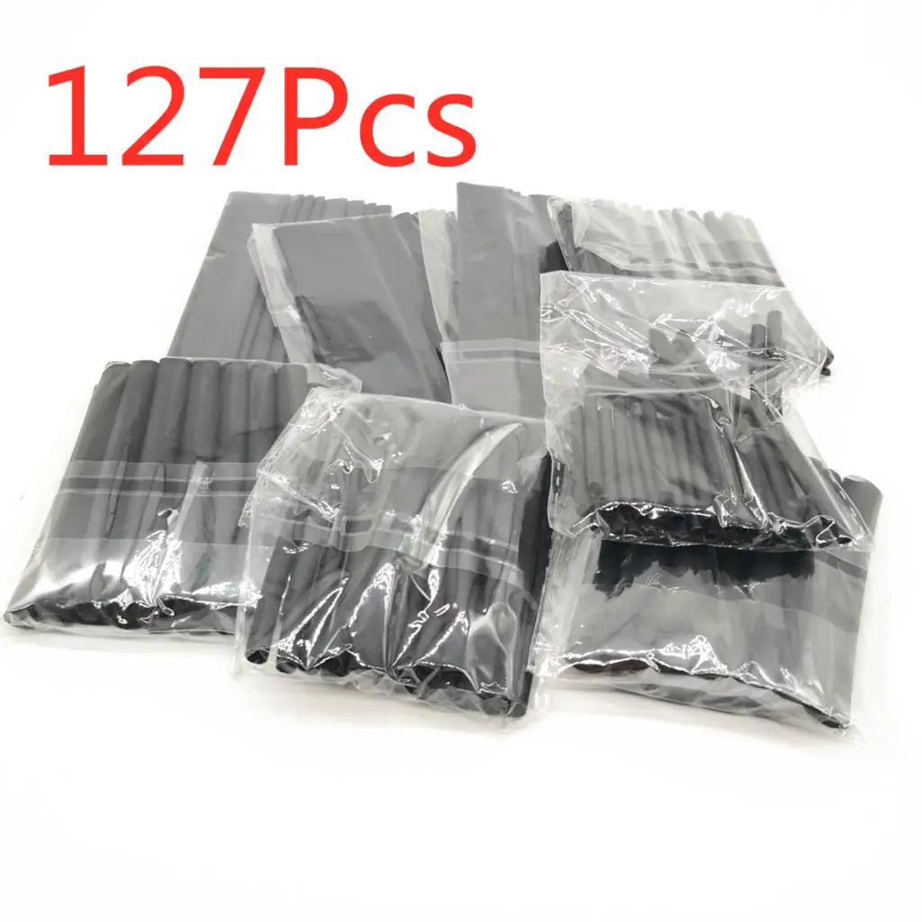 127-750pcs Heat-shrink Tubing  Thermoresistant  Tube Heat Shrink   Wrapping Kit Electrical Connection Wire Cable Insulation Sleeving Aurexia off