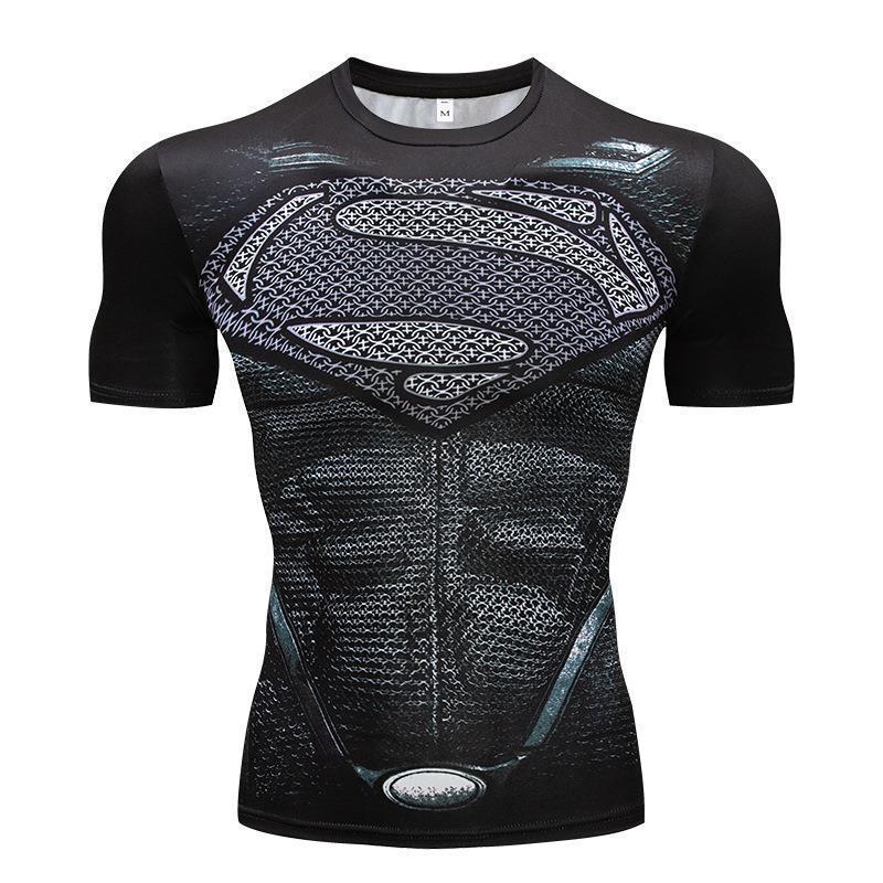 Marvel DC Superheroes 3D Digital Print T-Shirt Aurexia off
