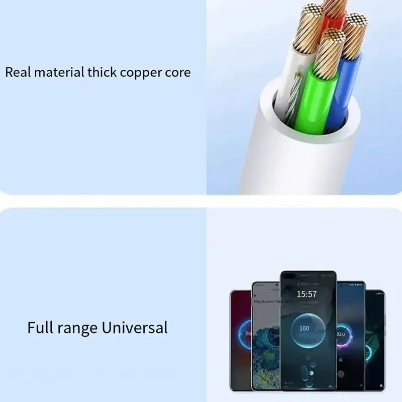 120W 10A Dual USB-C To Type C Super Fast Charging Data Cable For iPhone15 Samsung Huawei Quick Cord Transfer Wire 0.25m/1m/2m/3m Aurexia off