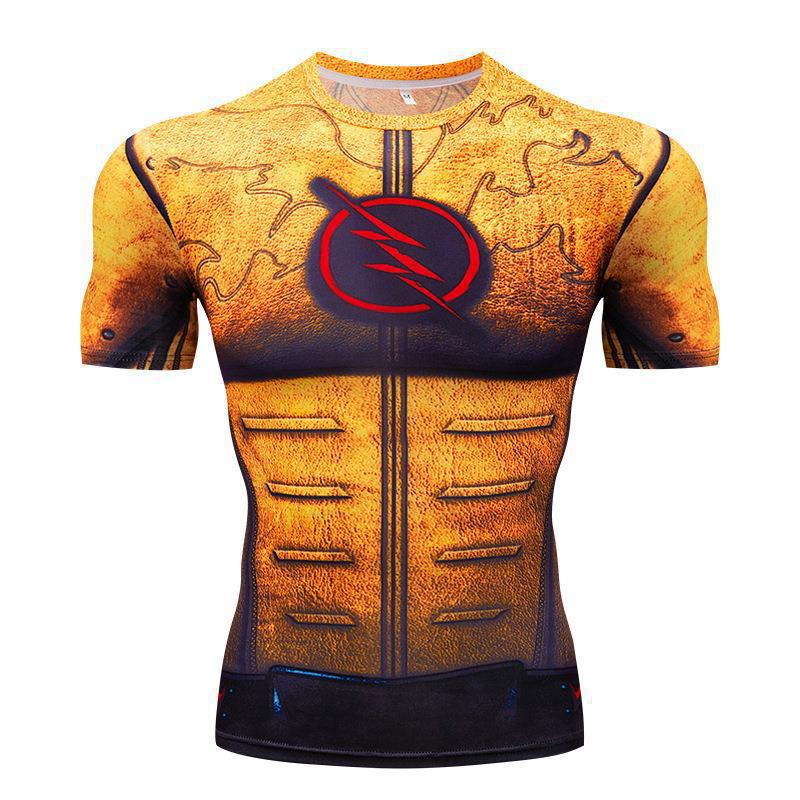 Marvel DC Superheroes 3D Digital Print T-Shirt Aurexia off