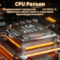 X99 motherboard LGA2011-3 V3/V4 CPU DDR4 PC/REG ECC RAM NVME/NGFF M.2 C612 Chip SATA3.0 USB3.0 PCIE3.0 16X Slot PS/2 Aurexia off