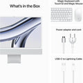 2023 iwith M3 Chip with 8-core CPU (24-inch, 8GB , 512GB SSD Storage) Silver (Renewed) Aurexia off