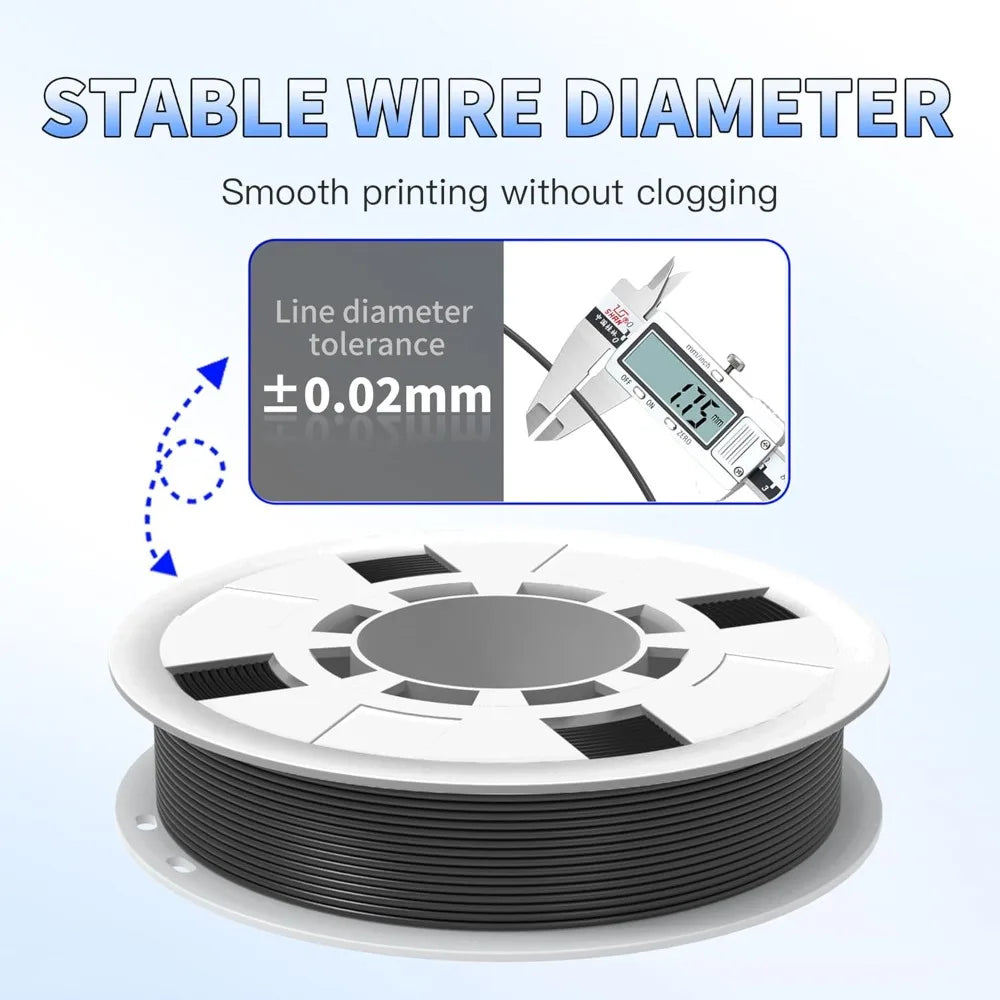 PETG 3D Printer Filament 1.75mm, High Precision Durable, Dimensional Accuracy +/- 0.02mm, 4kg 16 Colors, for FDM Printers Aurexia off