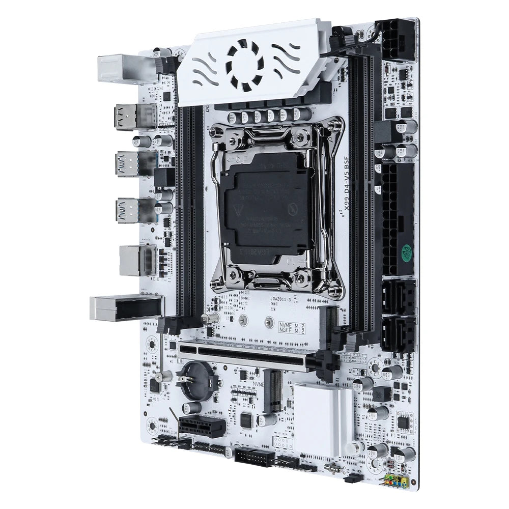 SOYO X99 Motherboard Set With LGA2011-3 Xeon E5 2680 V4 CPU support DDR4 RAM NVME M.2 SATA3 TPM2.0 Computer Accessories Aurexia off