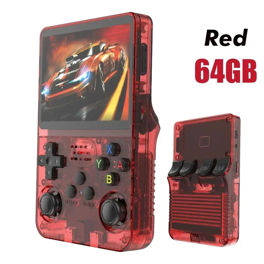 128G R36S Retro Handheld Video Game Console Linux System 3.5 Inch IPS Screen R35s Pro Portable Pocket Video Player 64GB Games Aurexia off