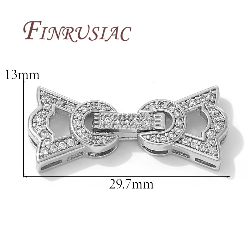 18K Gold Plated Connectors Clasps For Pearl,Bracelet Clasp For Jewelry Making,Necklace Clasp DIY Beading Accessories,Fittings Aurexia off