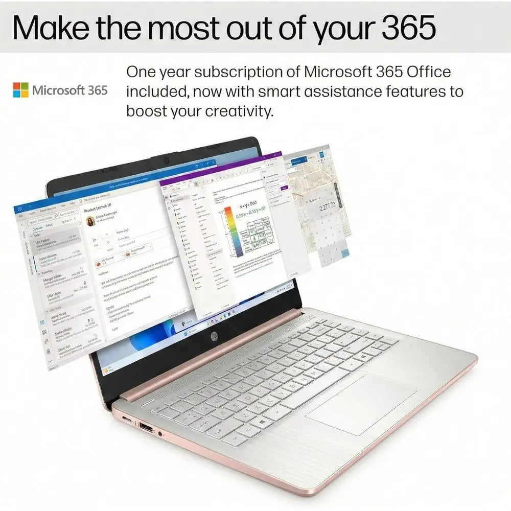 High-End Ultrabook Laptop with AI Assistant - 1.3TB Storage - 8GB RAM - Intel Core | Office 365 & 320GB SSD + 1TB Cloud, Windows Aurexia off