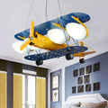 Modern Kids Room Led Light Children Bedroom Chandelier Lighting Kids Room Lamp Airplane Hanging Lamp Light Aurexia off