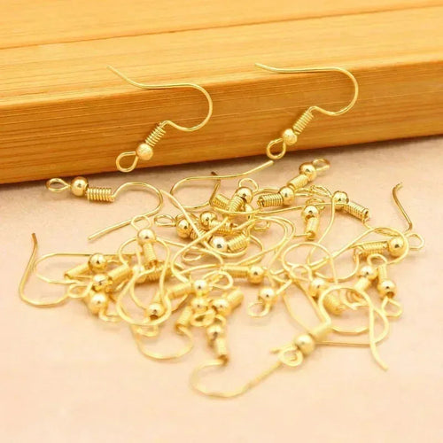 100/500pcs DIY Earring Findings Earrings Clasps Hooks Stainless Steel Hypoallergenic Earring Making Accessories Hook Earwire Aurexia off