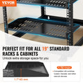 2PCS 1U Server Rack Shelf Depth Vented Rack Mount Shelf Tray Aurexia off