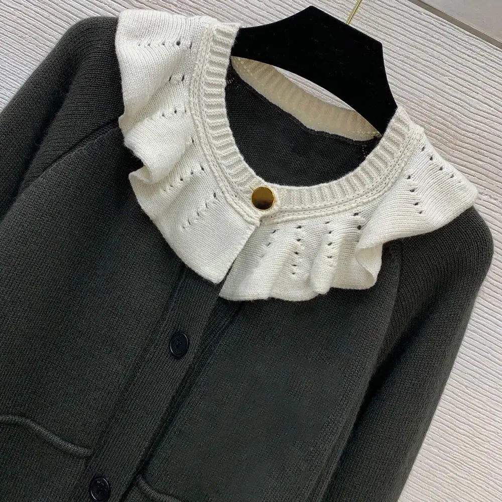 High Quality 2026 model women's cardigan coat with casual long sleeves is suitable for wearing in spring and autumn xy25121375 Aurexia off