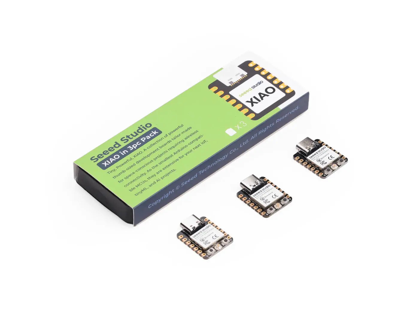 3PCS Pack XIAO ESP32C3 Mini Development Board ESP32 C3 Dev Module WiFi BlE5.0 RISC-V for Arduino IDE, MicroPython, CircuitPython Aurexia off