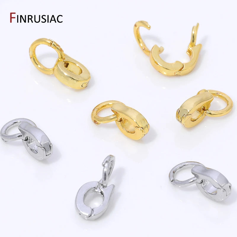 14K Gold Plated Brass Enhancer Pendant Bails Connector for Jewelry Making,Bail for Jewelry,DIY Necklace Bracelet Making Supplies Aurexia off
