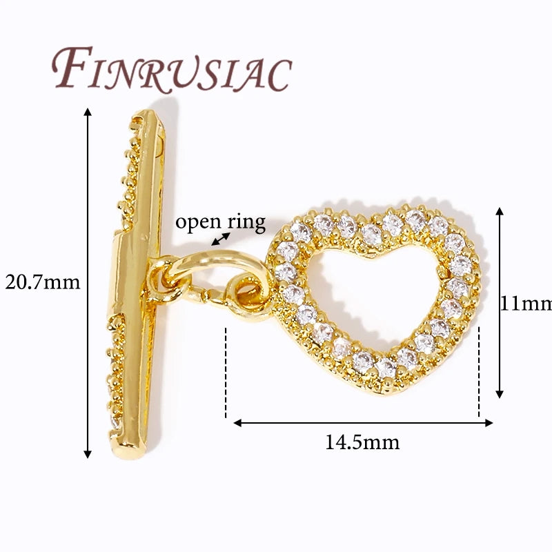 18K Gold Plated OT Toggle Clasp For Jewelry,Bracelets Clasps Connectors,DIY Accessories,Necklace Clasp Findings Aurexia off
