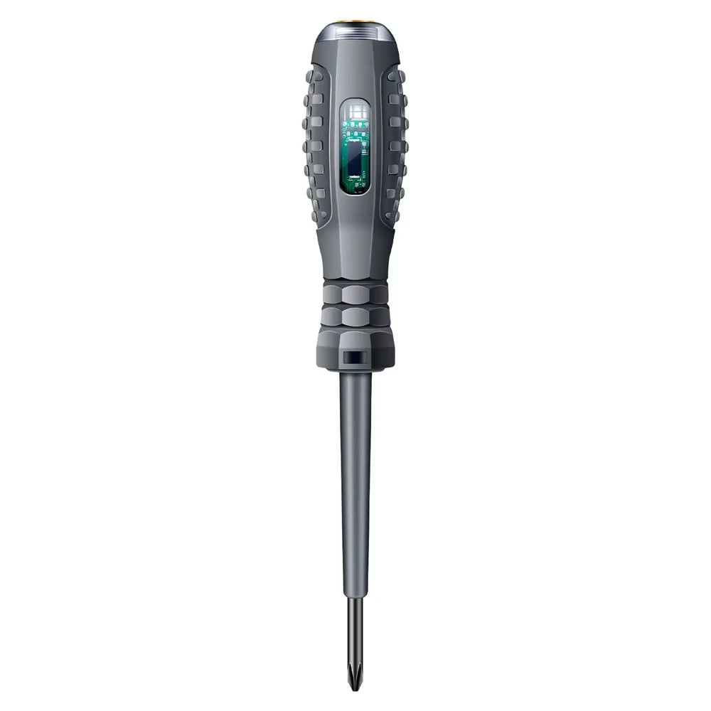 Multifunctional Electrician Test Screwdriver AC Non-contact Induction Test Pen Voltage Tester 70-600V Red Green Induction Lights Aurexia off