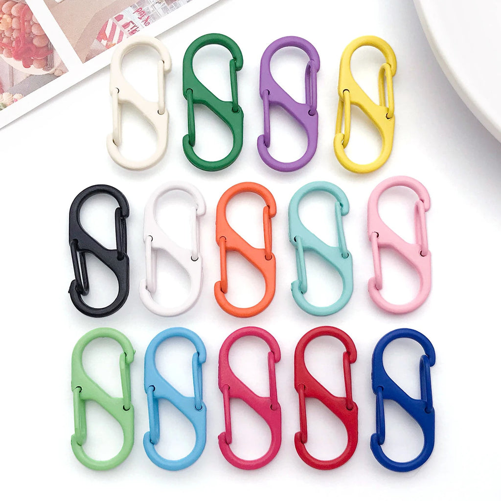 10pcs Multifunctional S Buckle Double Clasp Lobster Clasp Hook Connectors for DIY Bracelet Necklace Jewelry Making Accessories Aurexia off