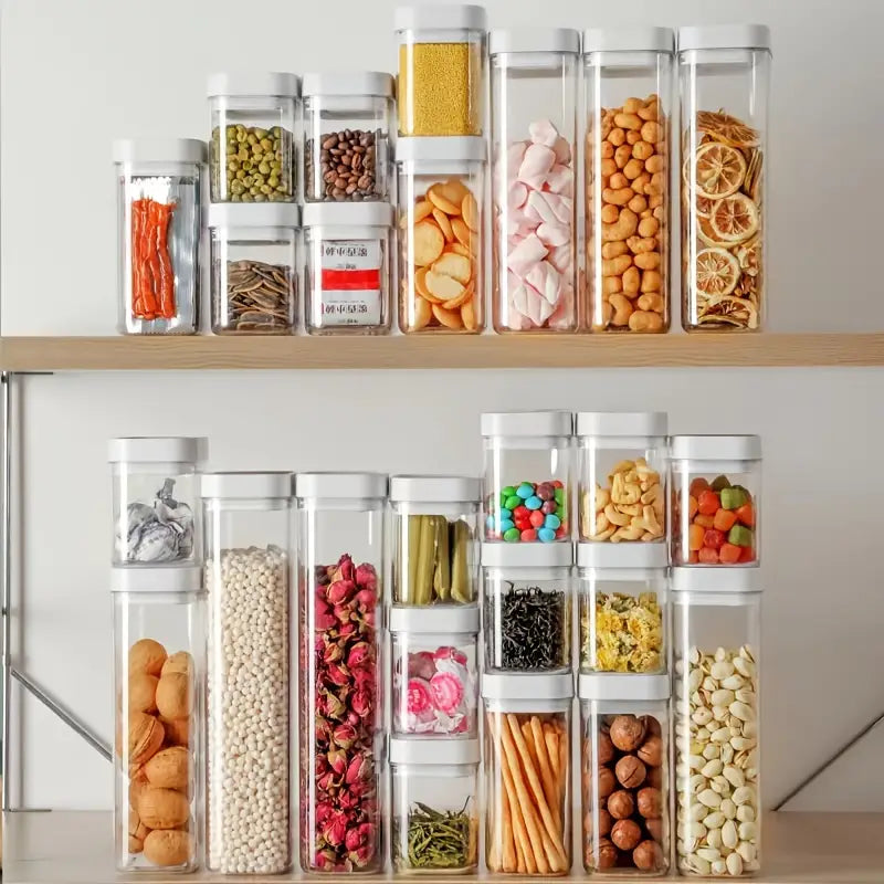 3pc Airtight Food Storage Jars for Kitchen Snacks Aurexia off