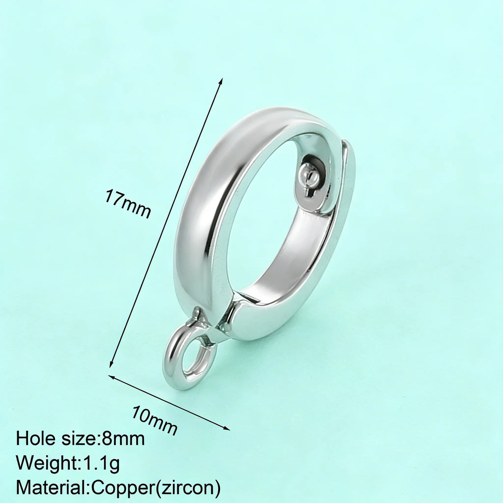 5pcs Fashion Bikini Button Charms Pendant For Jewelry Making Supplies Zircon Diy Earrings Bracelet Necklace Keychain Wholesale Aurexia off