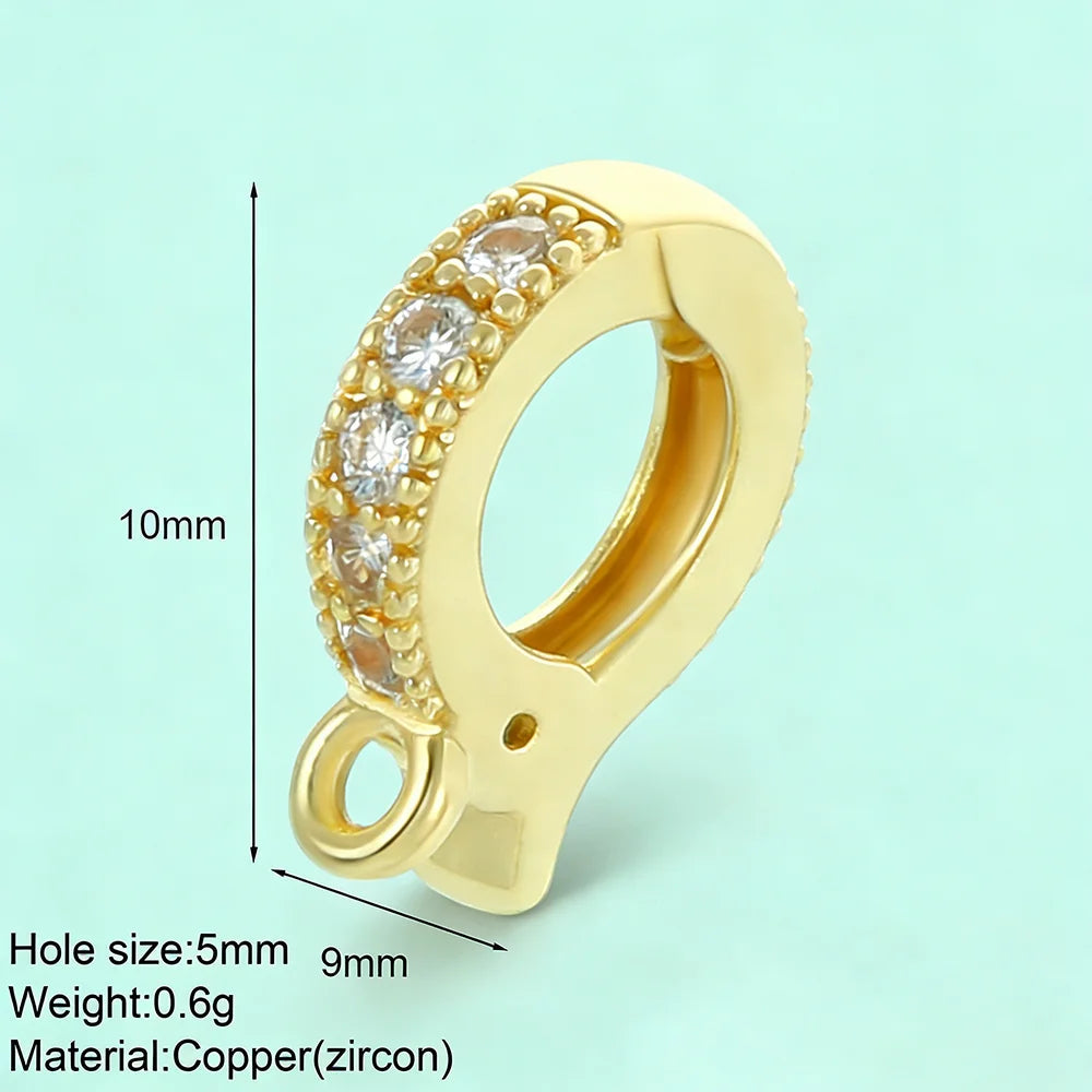 5pcs Fashion Bikini Button Charms Pendant For Jewelry Making Supplies Zircon Diy Earrings Bracelet Necklace Keychain Wholesale Aurexia off