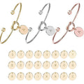 Alloy Love Knot Letter Bangle Bracelet Aurexia off