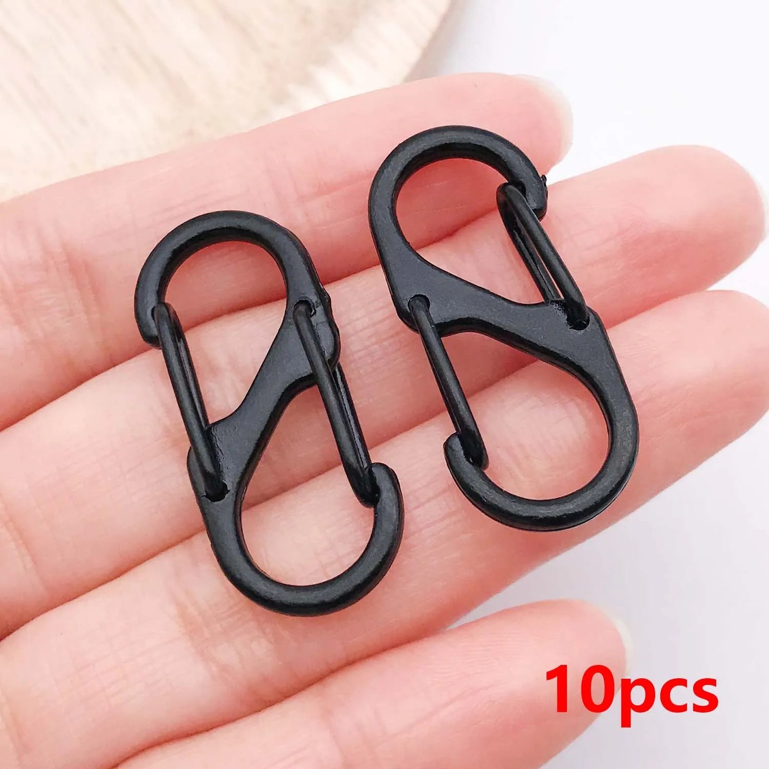 10pcs Multifunctional S Buckle Double Clasp Lobster Clasp Hook Connectors for DIY Bracelet Necklace Jewelry Making Accessories Aurexia off