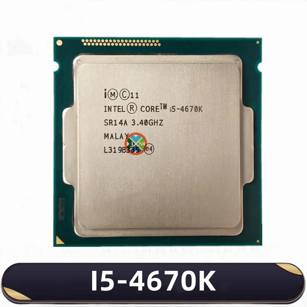 Core i5 4670K SR14A LGA1150 Quad-core 84W 3.40GHz 6M 22nm i5-4670K Aurexia off