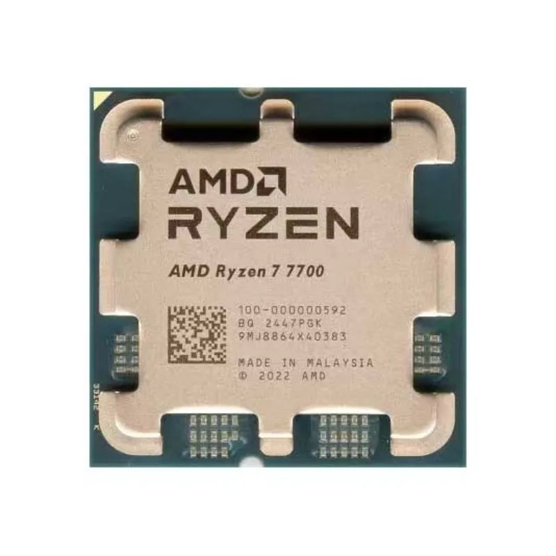 AMD Ryzen7 7700 Desktop CPU Zen4 5nm 8 Core 16 Thread 5.3GHz 32MB Cache AM5 65W Integrated Radeon Graphics EXPO Gaming Processor Aurexia off