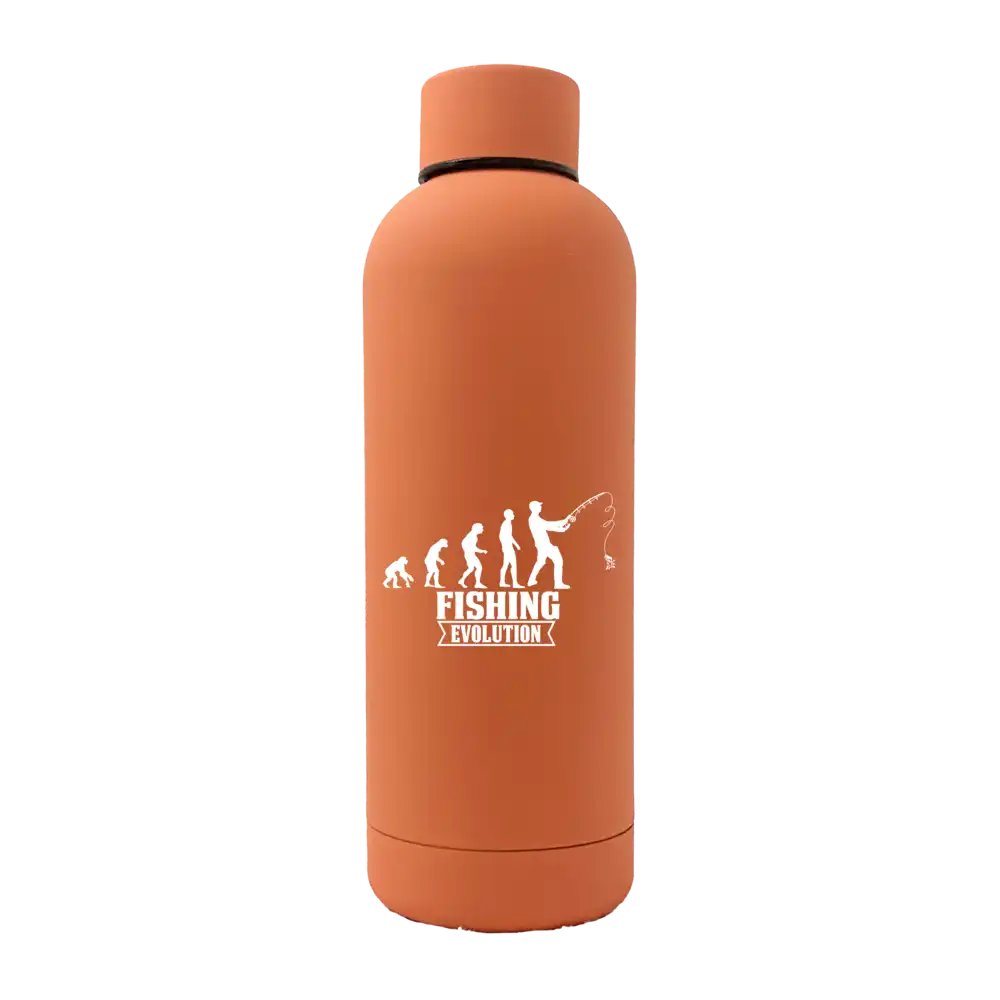 Fishing Evolution 17oz Stainless Rubberized Water Bottle Aurexia off