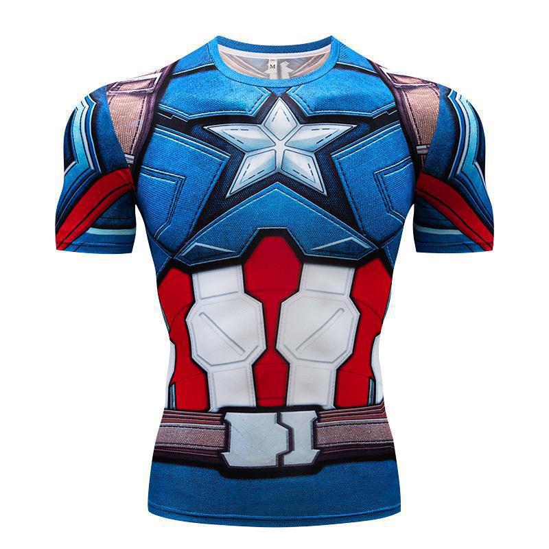 Marvel DC Superheroes 3D Digital Print T-Shirt Aurexia off