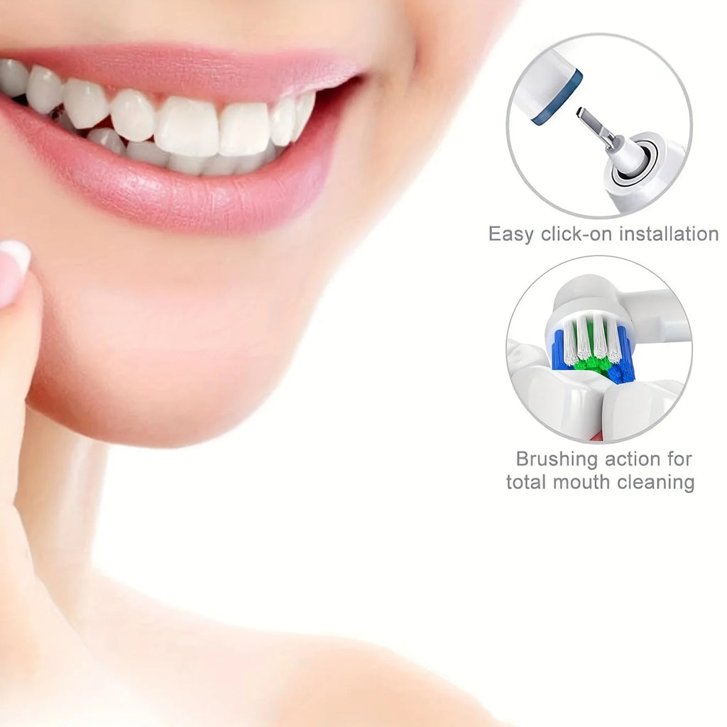 4/12/16/20 Pcs Replacement Toothbrush Heads Compatible with Oral-B Braun Professional Electric Toothbrush Heads Brush Heads Aurexia off