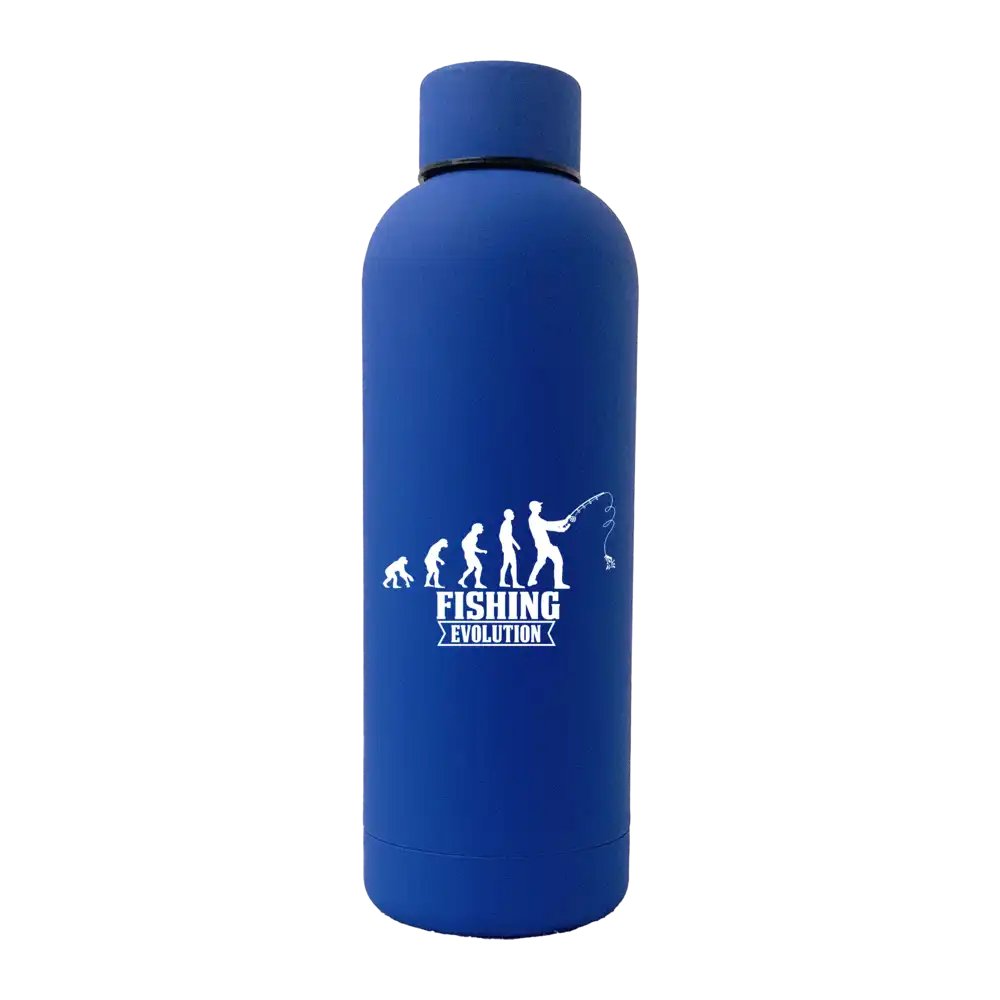 Fishing Evolution 17oz Stainless Rubberized Water Bottle Aurexia off