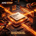 AMD Ryzen 7 8700F Desktop CPU Zen4 4nm 8C16T 5.0GHz 24MB Cache AM5 65W No IGPU AI High Performance Gaming Office Chip Aurexia off