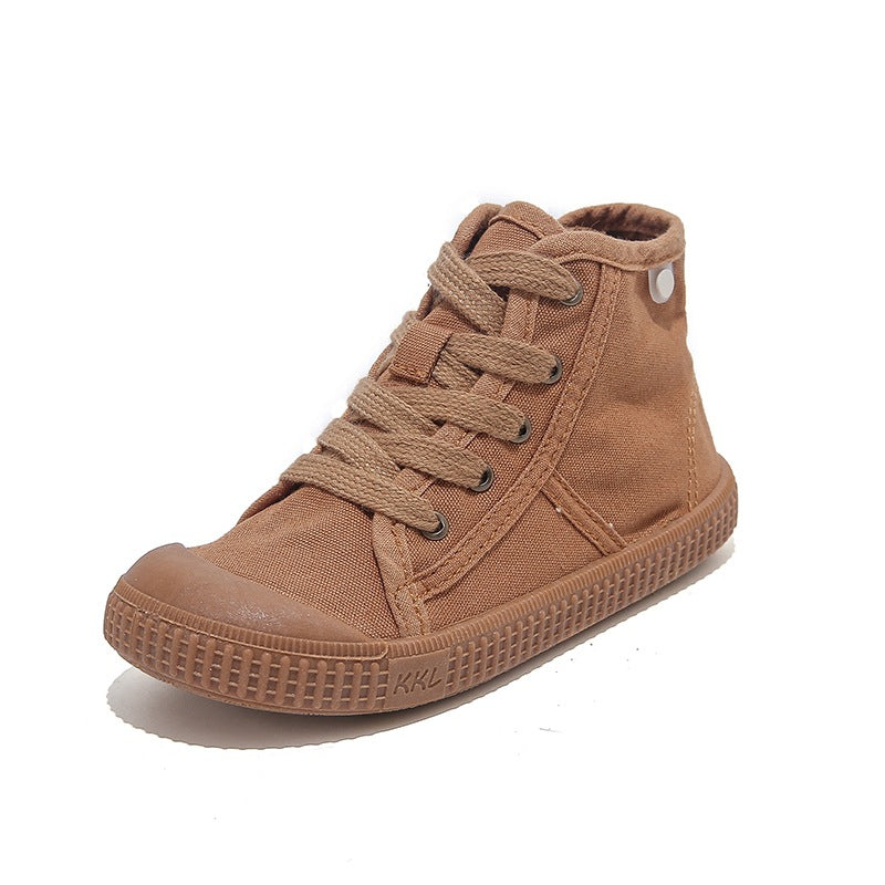 Autumn Winter Trendy High-Top Canvas Shoes for Boys Aurexia off