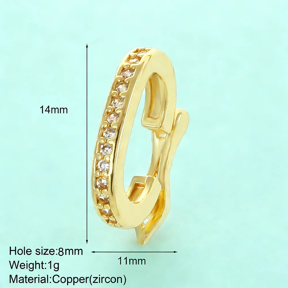5pcs Fashion Bikini Button Charms Pendant For Jewelry Making Supplies Zircon Diy Earrings Bracelet Necklace Keychain Wholesale Aurexia off