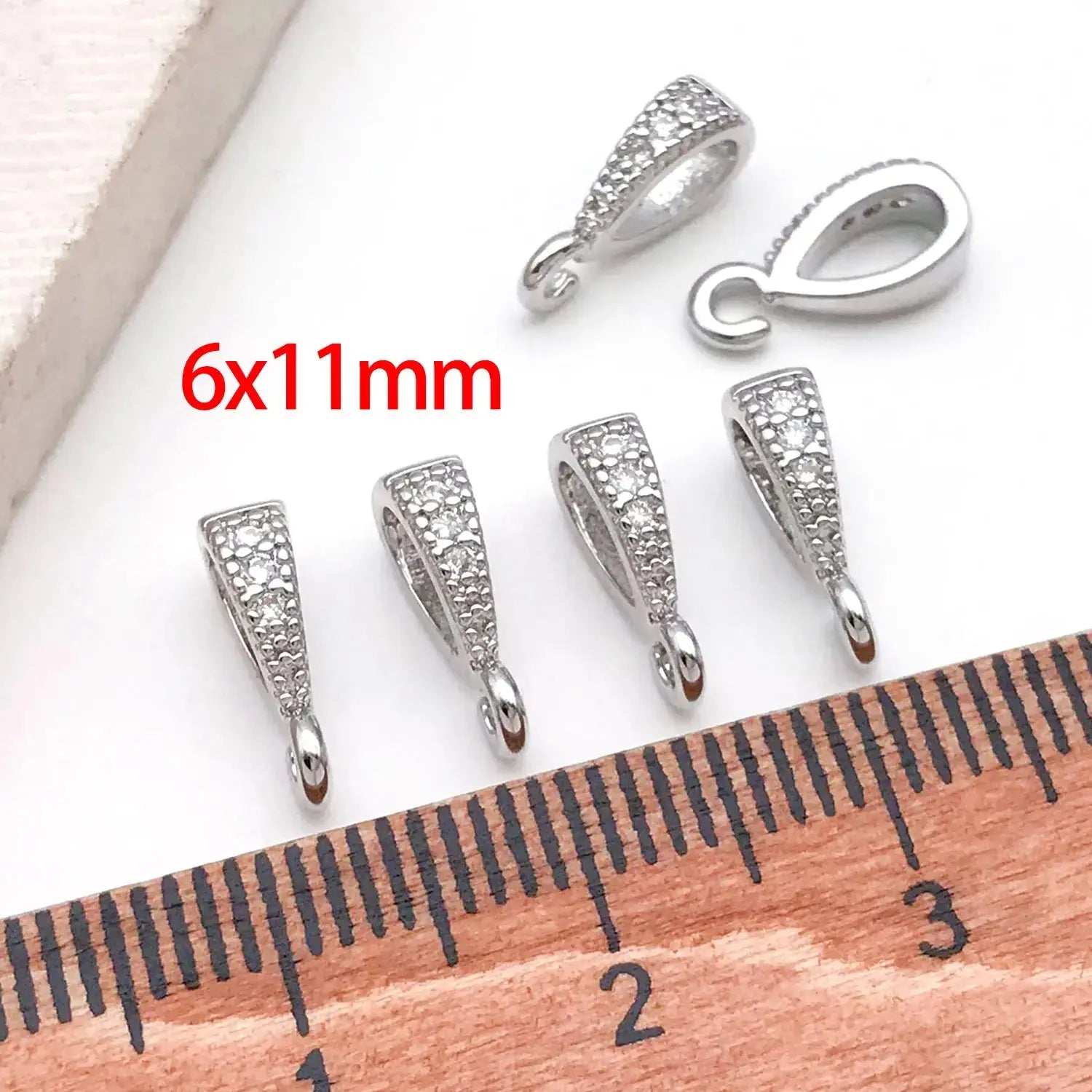 5pcs 18K Real Gold Plated Brass Melon Seed Buckle Connectors, Inlaid Zircon For DIY Bracelet Necklace Jewelry Making Accessories Aurexia off