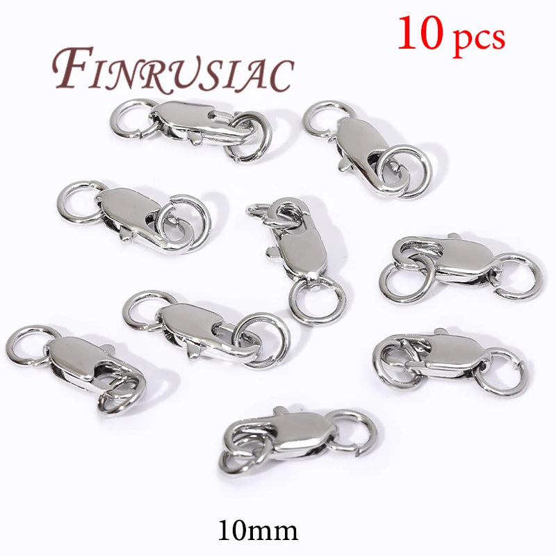 18K Gold Plated Lobster Clasps For Bracelets,Spring Clasps For Jewelry,DIY Jewelry Making Supplies,Connectors Clasp Accessories Aurexia off