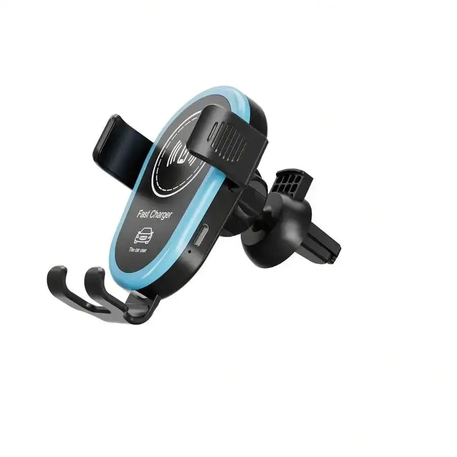 15W Wireless Car Charger With Gravity Induction Holder For iPhone Galaxy Fast Charging Aurexia off