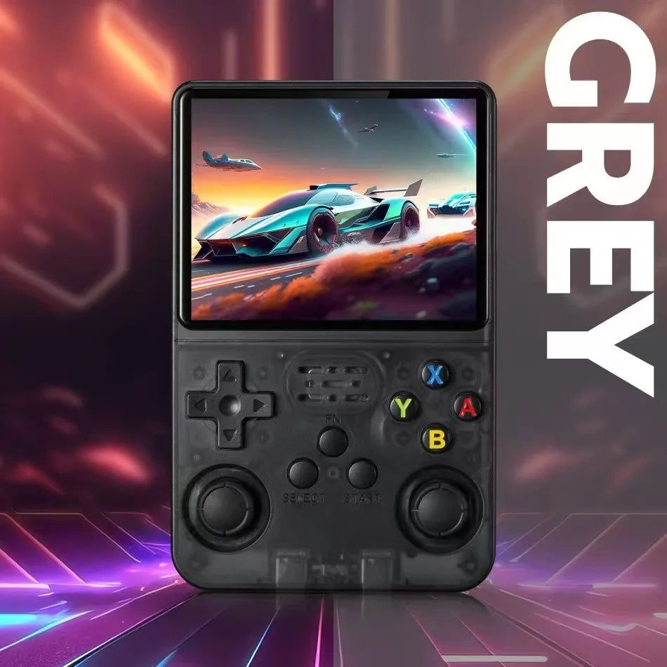 Portable R36S Handheld Game Player 3.5 Inch IPS Display 128GB Linux System Preloaded Retro Games Pocket Console
