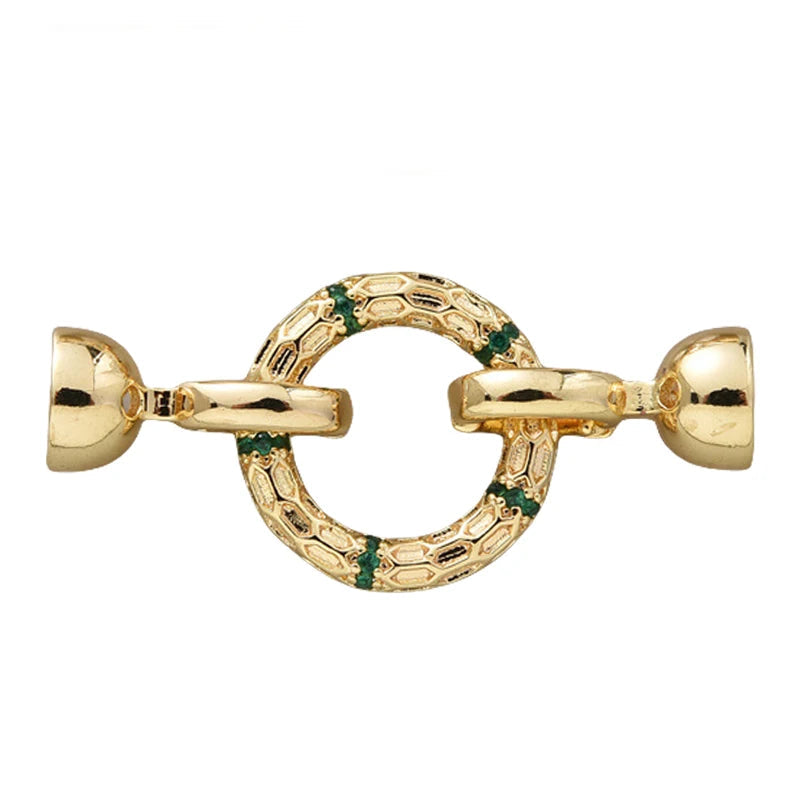 Juya Creative Copper Fasteners Connector Decoration Locks Clasps Accessories For DIY Needlework Beads Gems Pearls Jewlery Making Aurexia off
