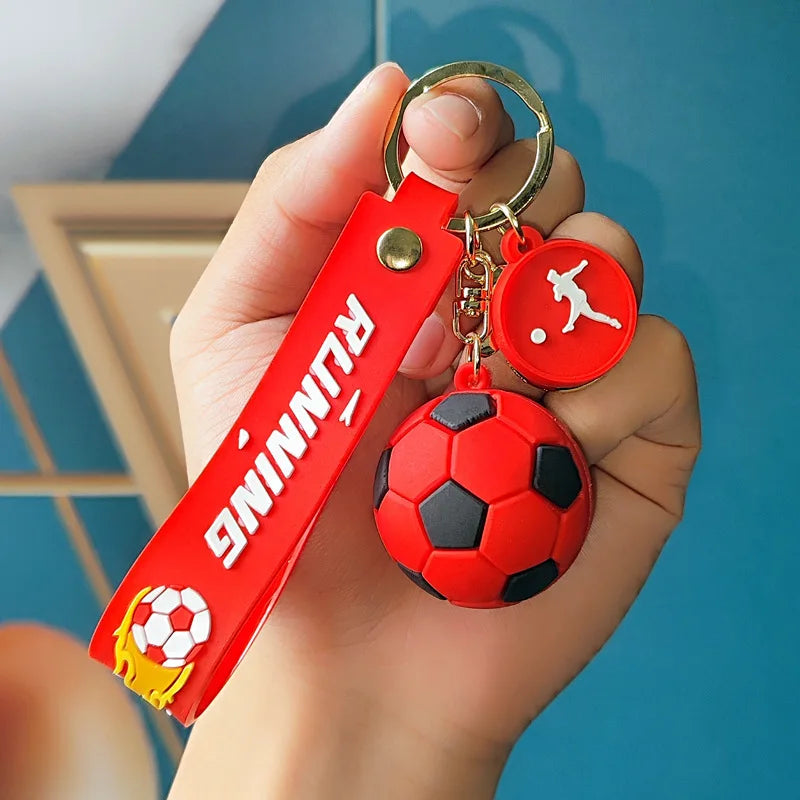 ZAKOL New Trendy Football Key Chain European Cup Accessories Keychain For Decorative Backpack Wholesale Aurexia off