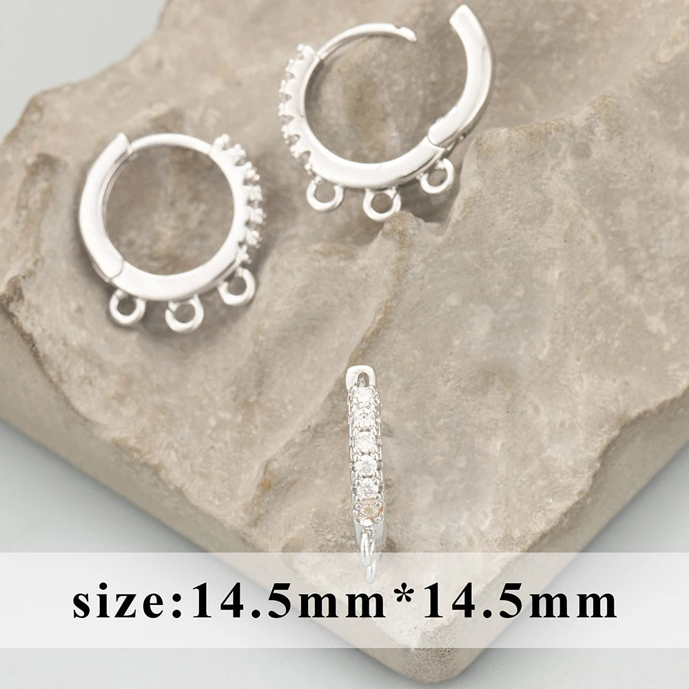 GUFEATHER,6pcs/lot,MG23,jewelry accessories,PVD,18k gold rhodium plated,copper,zircons,charms,clasp hooks,jewelry making Aurexia off