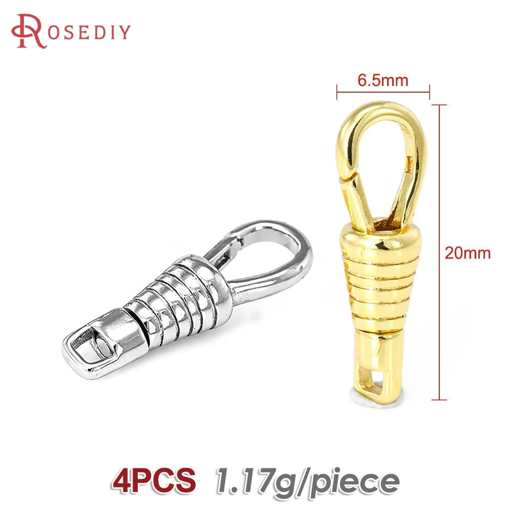 18K Gold Color Brass Rotatable Lobster Clasps Connect Clasps Jewelry Necklaces Bracelets Making Diy Findings Accessories Aurexia off